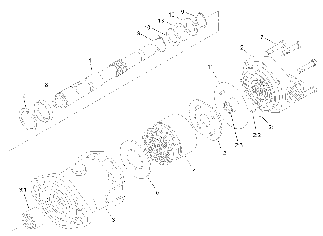 Hydraulic Motor Assembly No. 92-7386