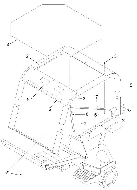 Roll-Over-Protection-System Assembly