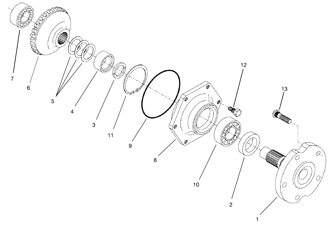 Rear Axle Assembly No. 100-3784 (Continued)  Axle Assembly