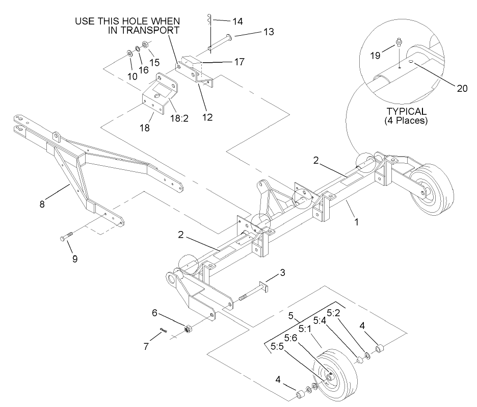 Frame and Tongue Assembly