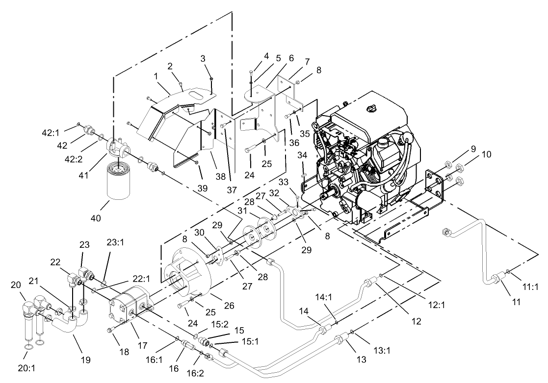Hydraulic Pump Assembly
