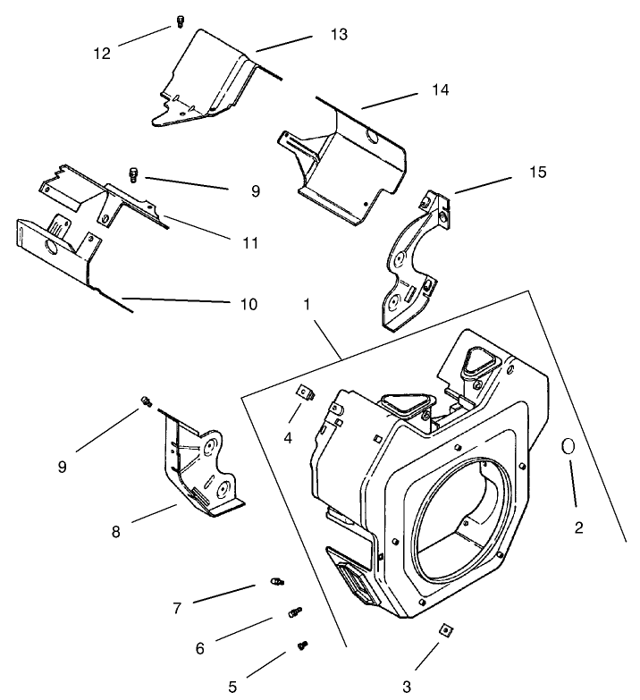 Blower Housing Assembly Kohler CH20S-64656