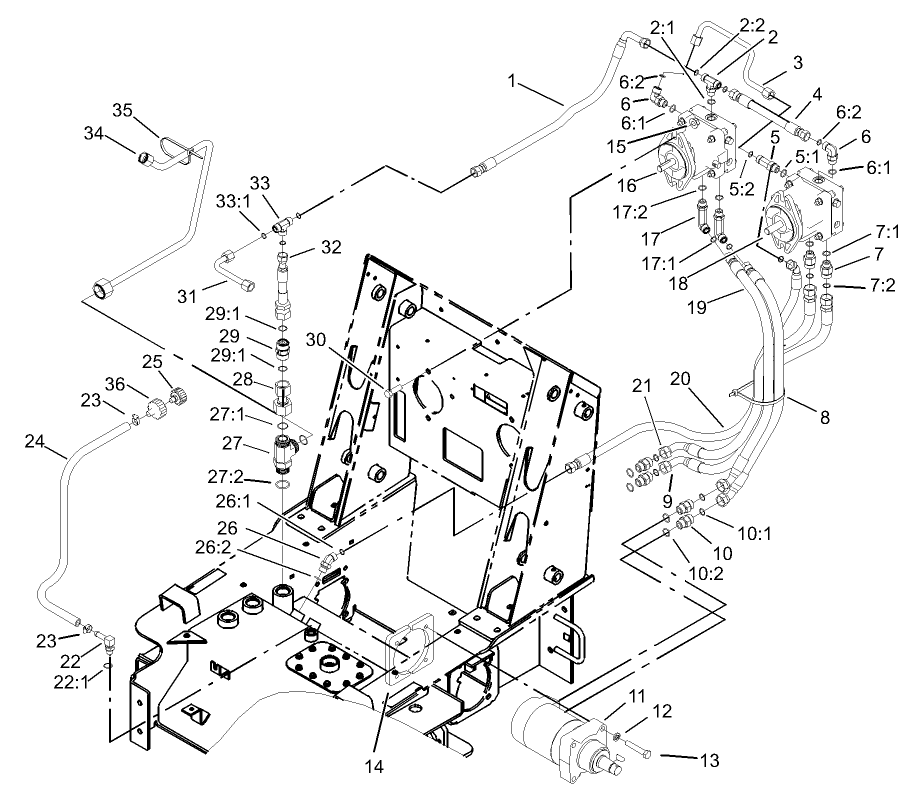 Traction Hydraulic Assembly