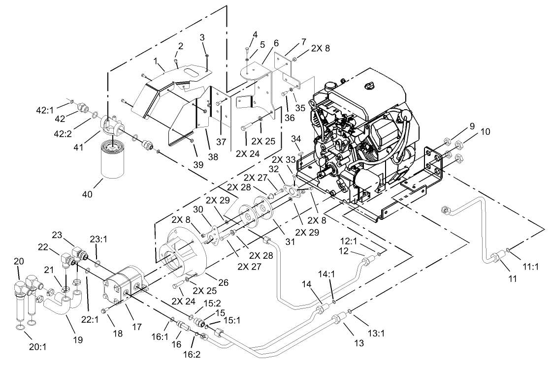 Hydraulic Pump Assembly