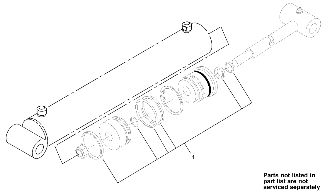 Lift Cylinder Assembly No. 99-6162