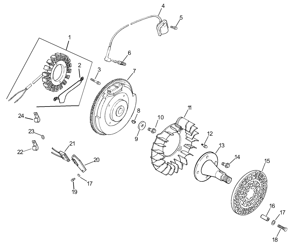 Ignition / Electrical Assembly  Kohler CH730S-0072