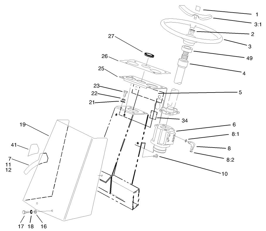 Steering Tower Assembly