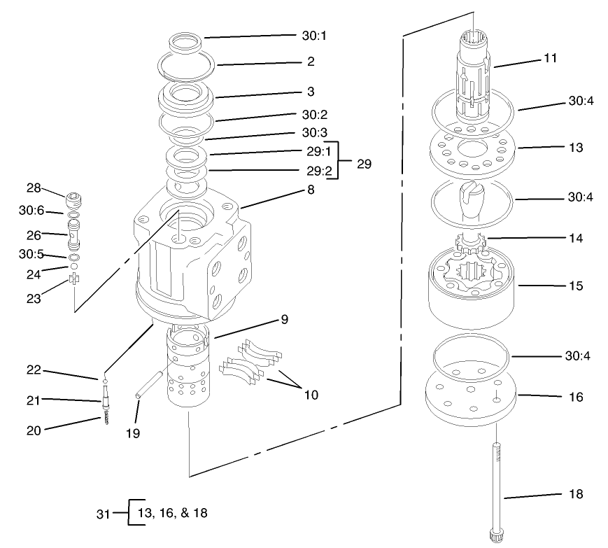 Steering Control Assembly No. 92-9220