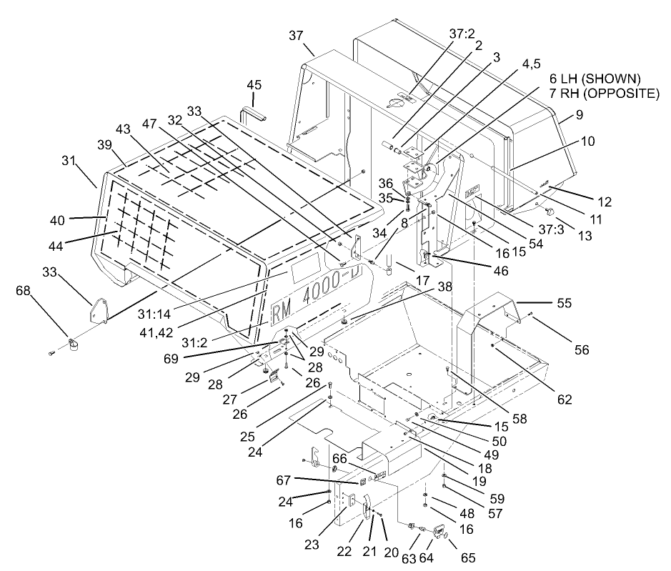 Front and Rear Canopy Assembly