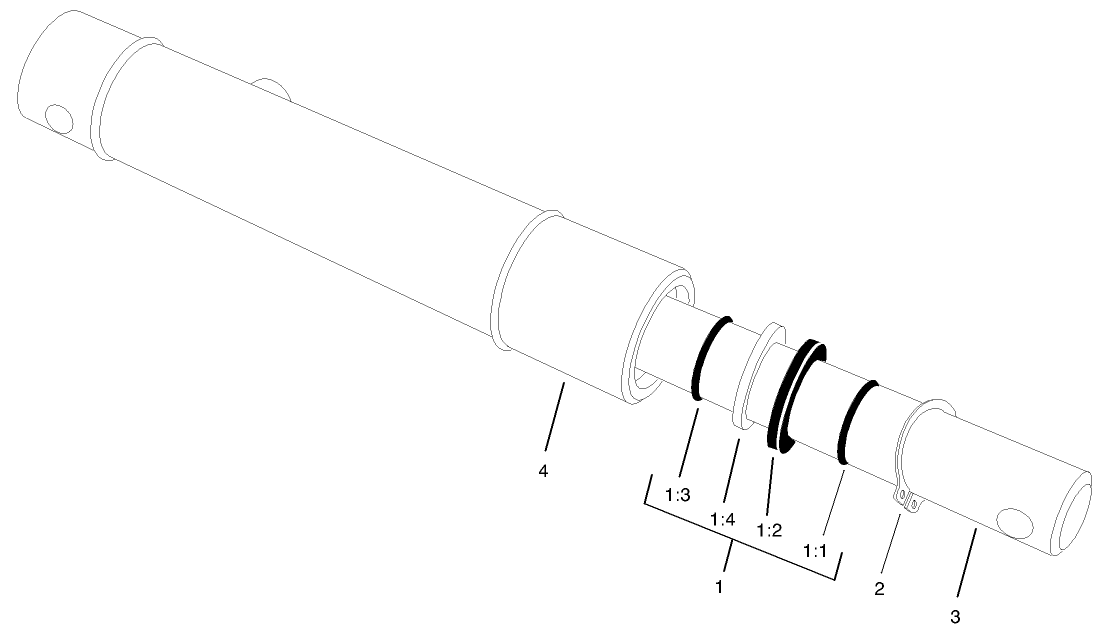 Hydraulic Cylinder Assembly No. 104-5225