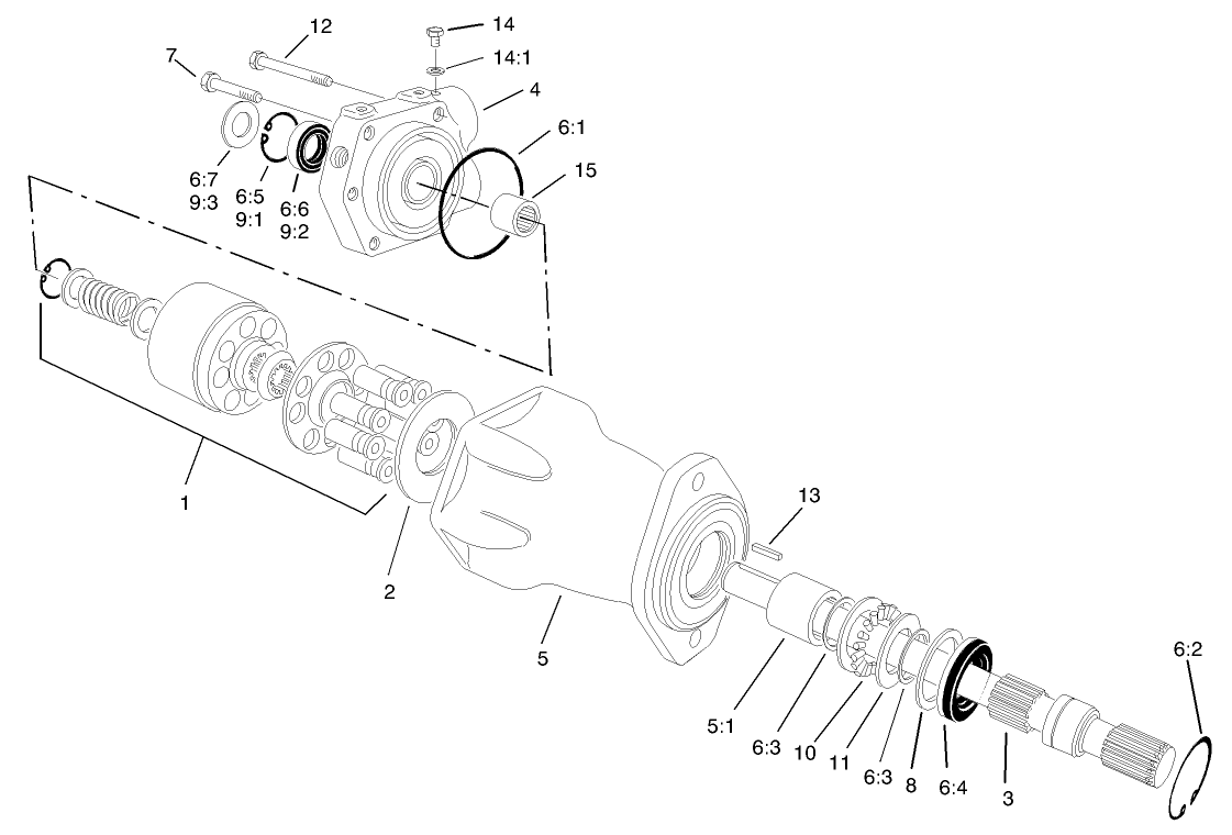 Piston Motor Assembly No. 58-5430