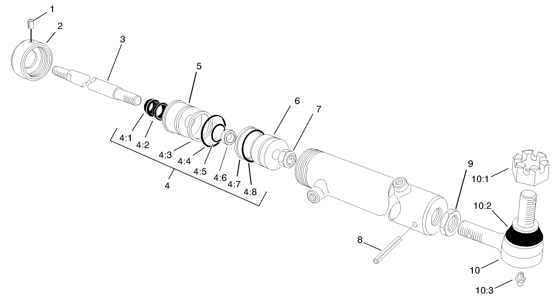 Hydraulic Cylinder Assembly No. 92-6057
