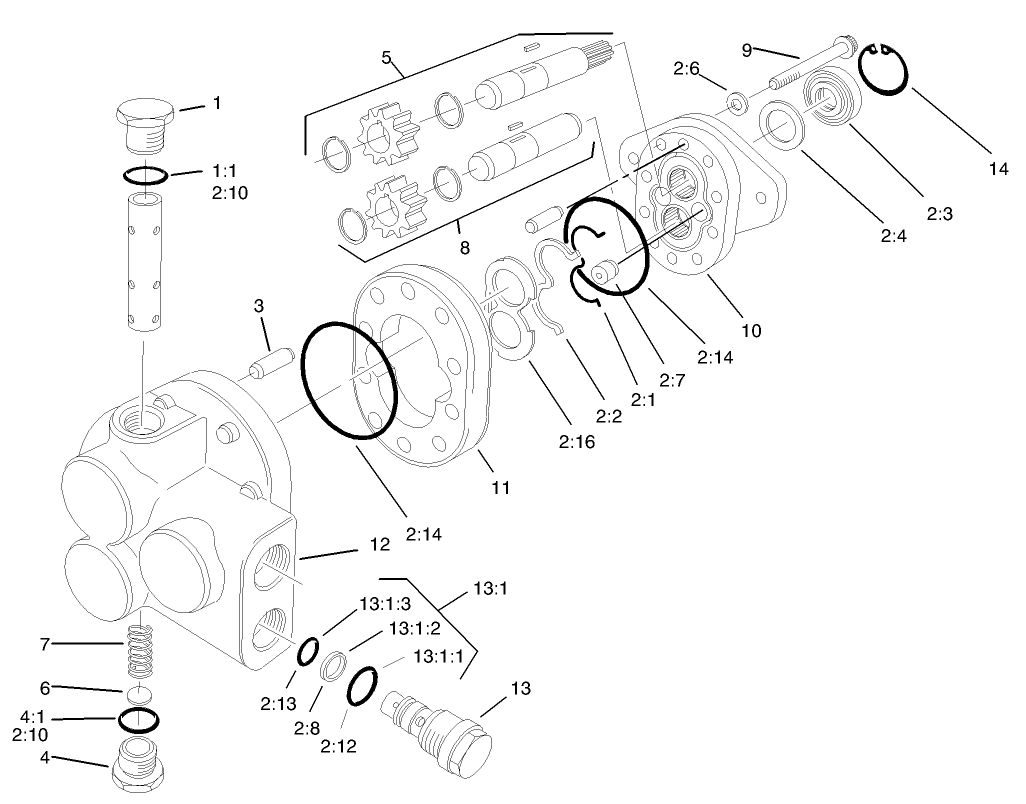 Variable Piston Pump Assembly No. 99-6495