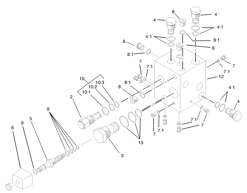 Hydraulic Manifold Assembly No. 92-2982