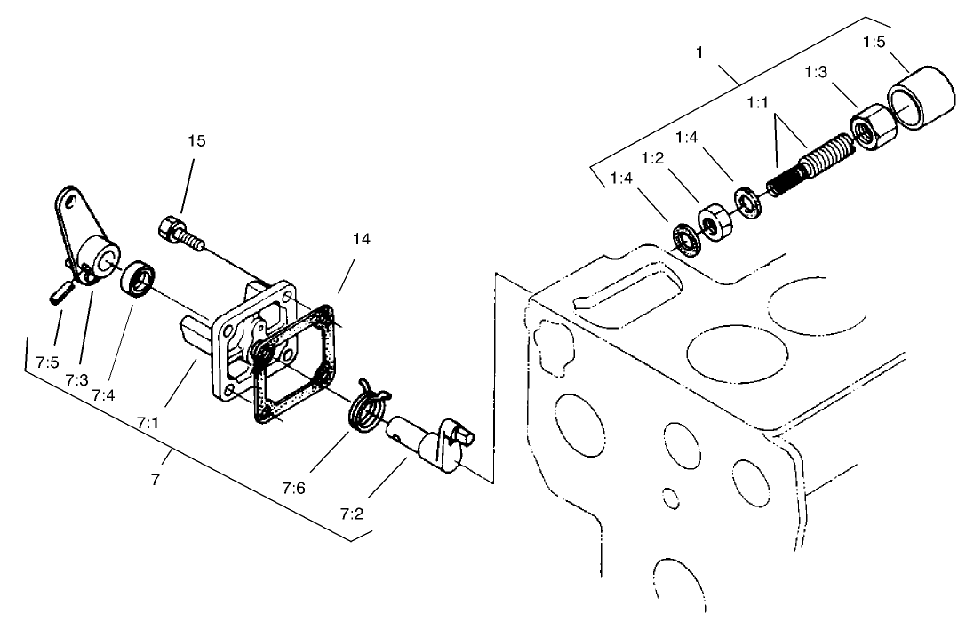 Engine Stop Lever Assembly