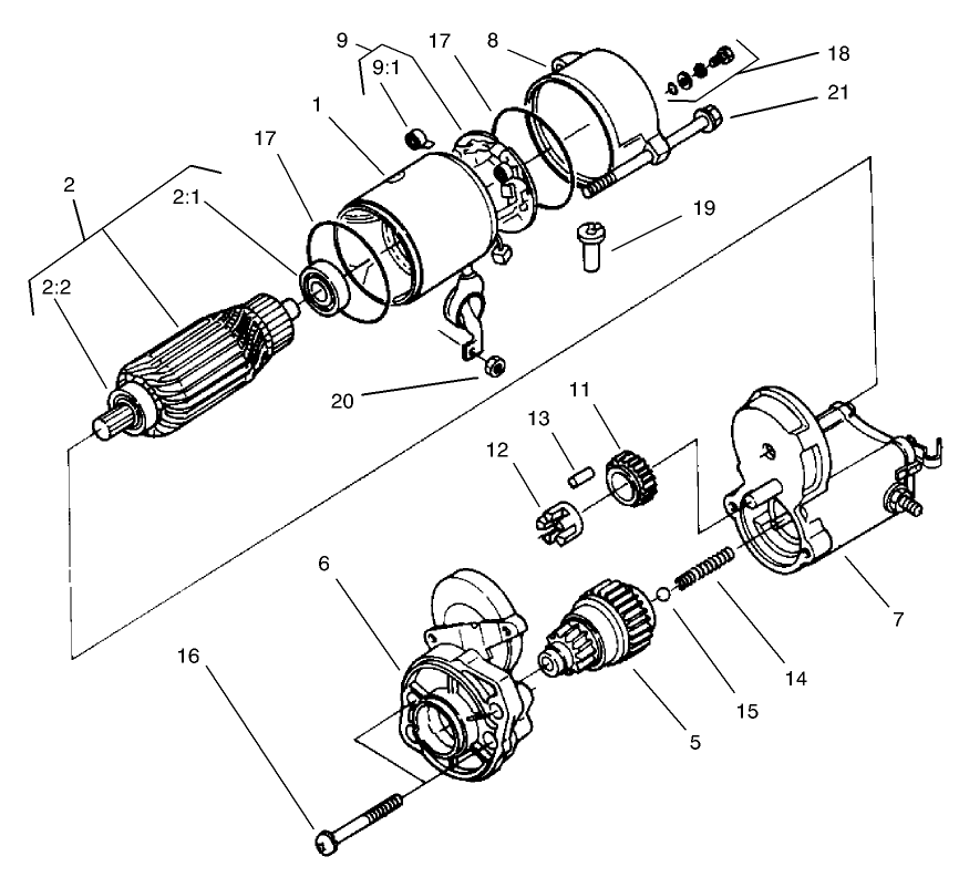 Starter Assembly No. 98-7734