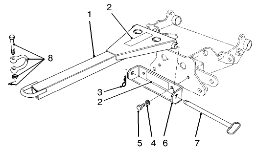 Special Tools Tow Bar Assembly No. 58-7020