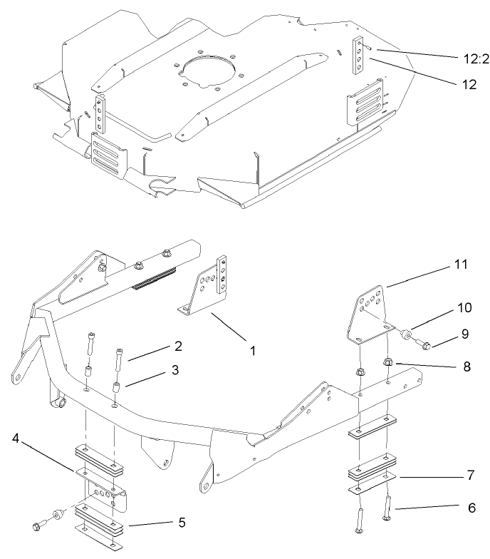 Height-Of-Cut Bracket Assembly