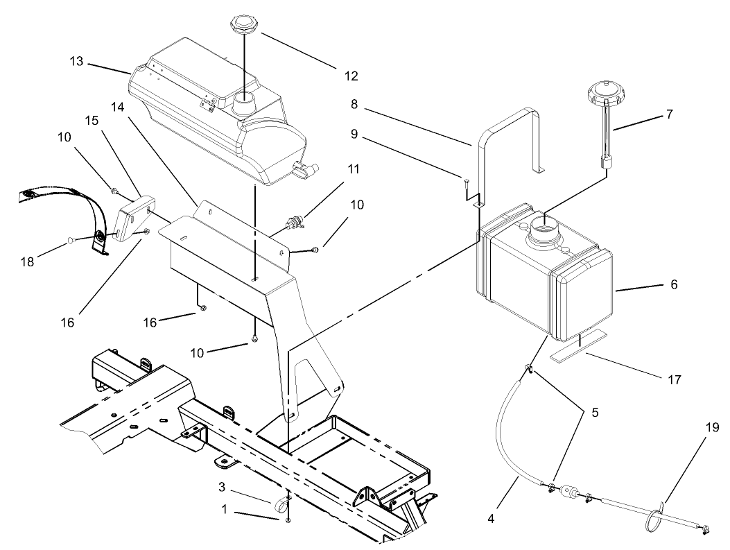 Fresh Water Tank Assembly