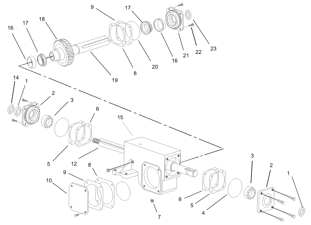 Gearbox Assembly No. 99-0663