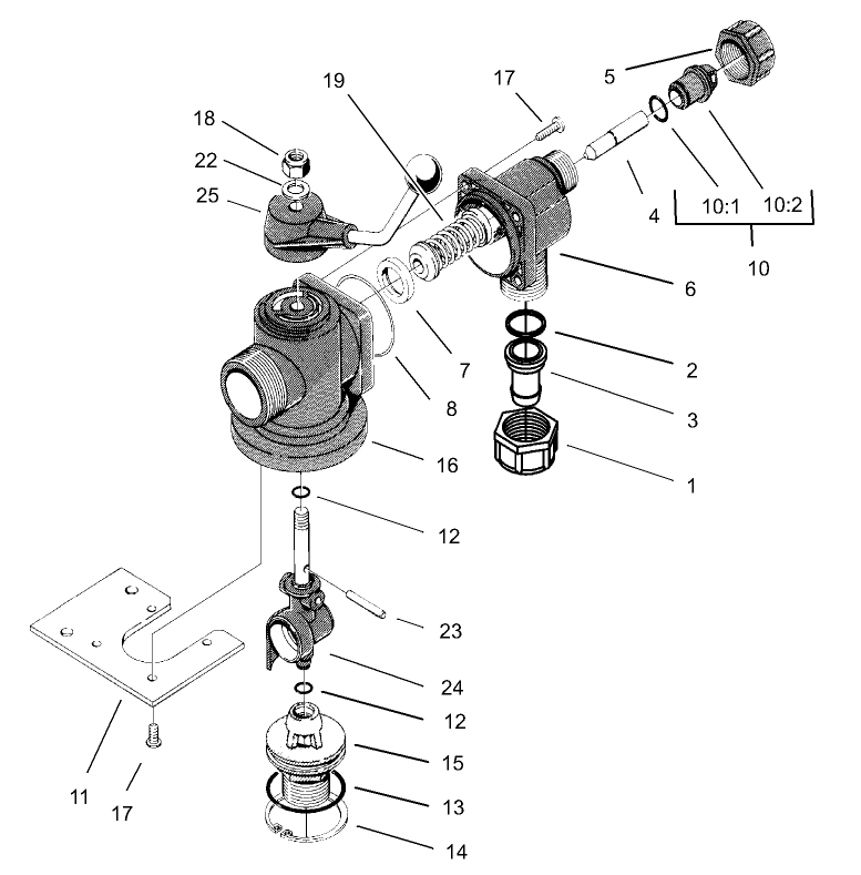 Main On/Off Valve Assembly No. 106-4881
