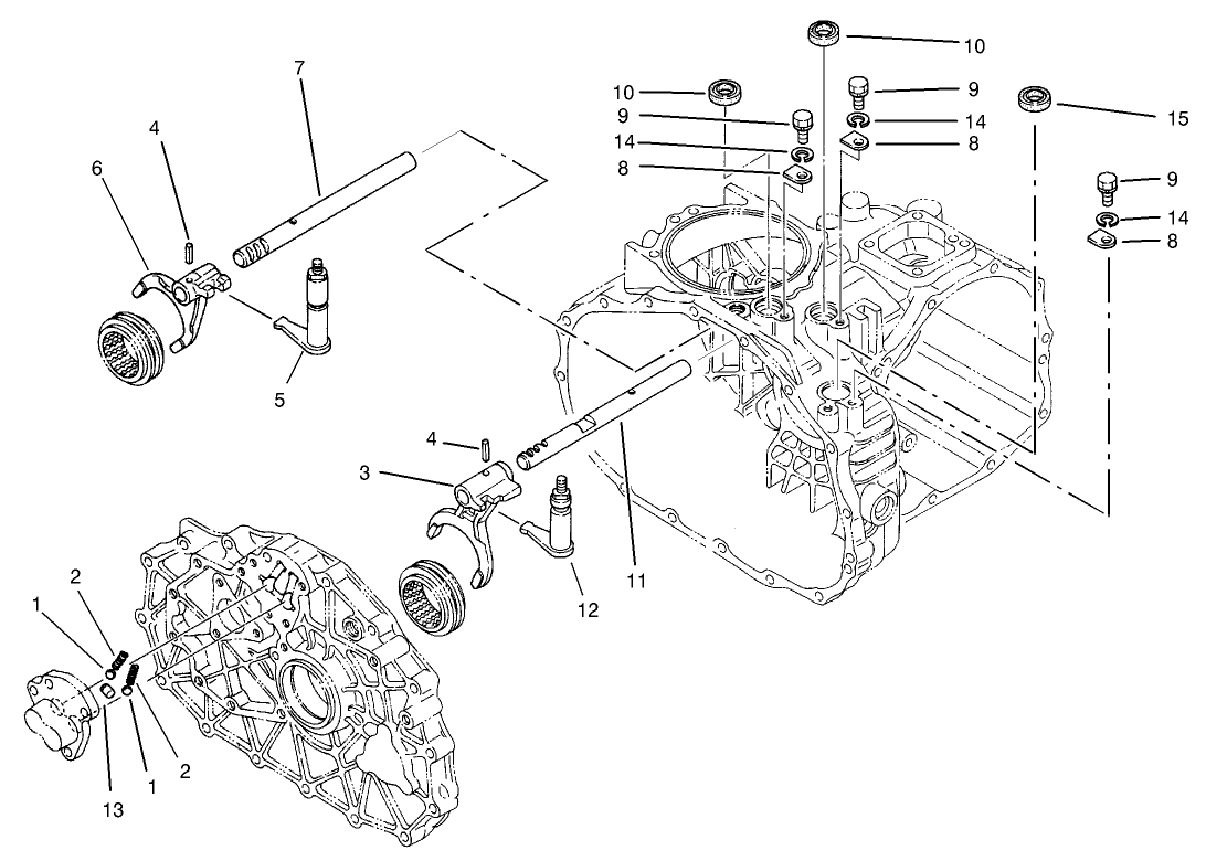Shift Fork Assembly Transaxle Assembly No. 104-9078