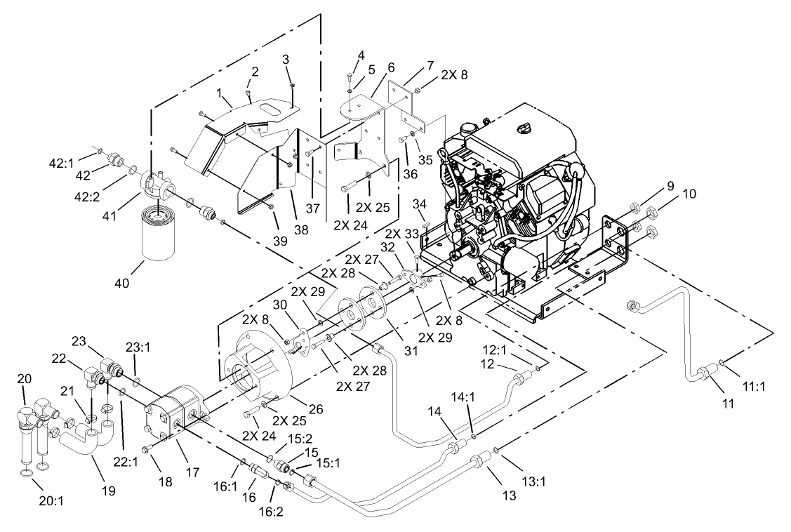 Hydraulic Pump Assembly