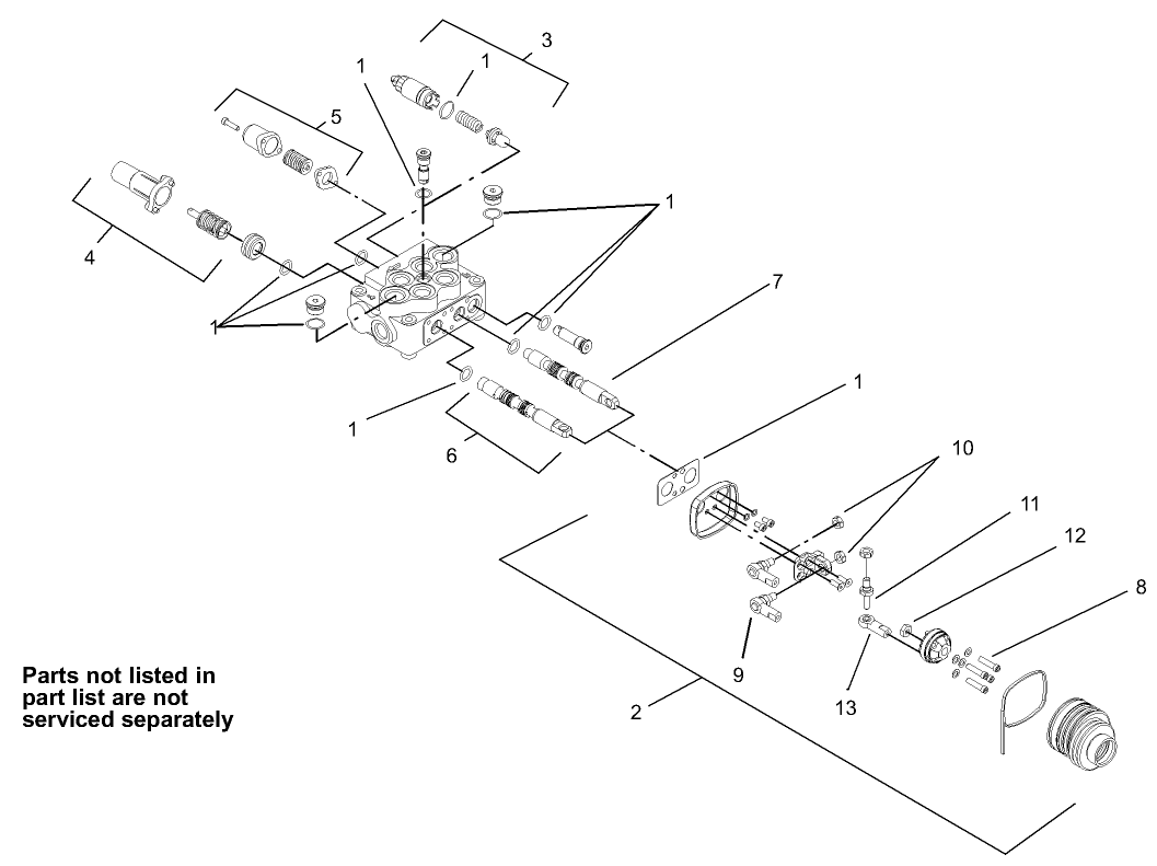 2-Spool Valve Assembly No. 95-3536