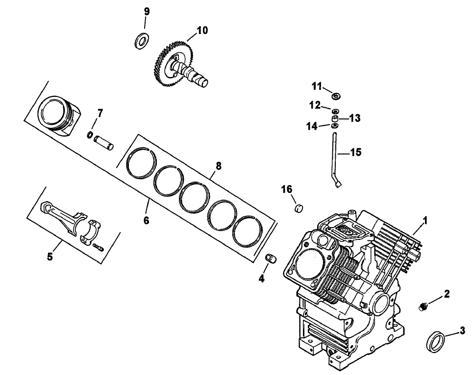 Crankcase Assembly Kohler CH25S-68688