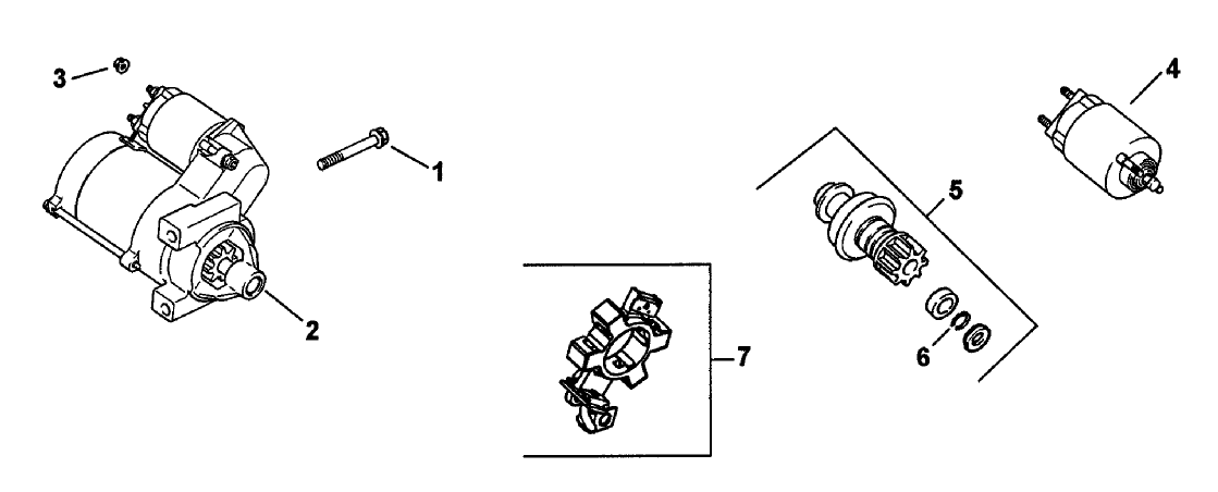 Starting System Assembly Kohler CH25S-68688