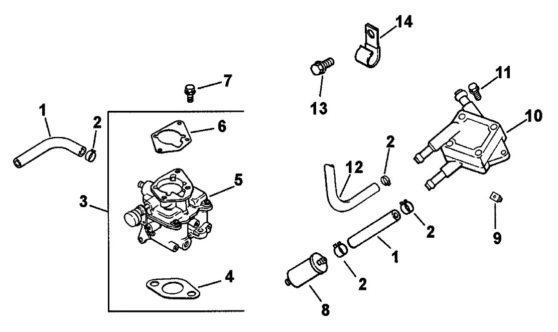 Fuel System Assembly Kohler CH25S-68688
