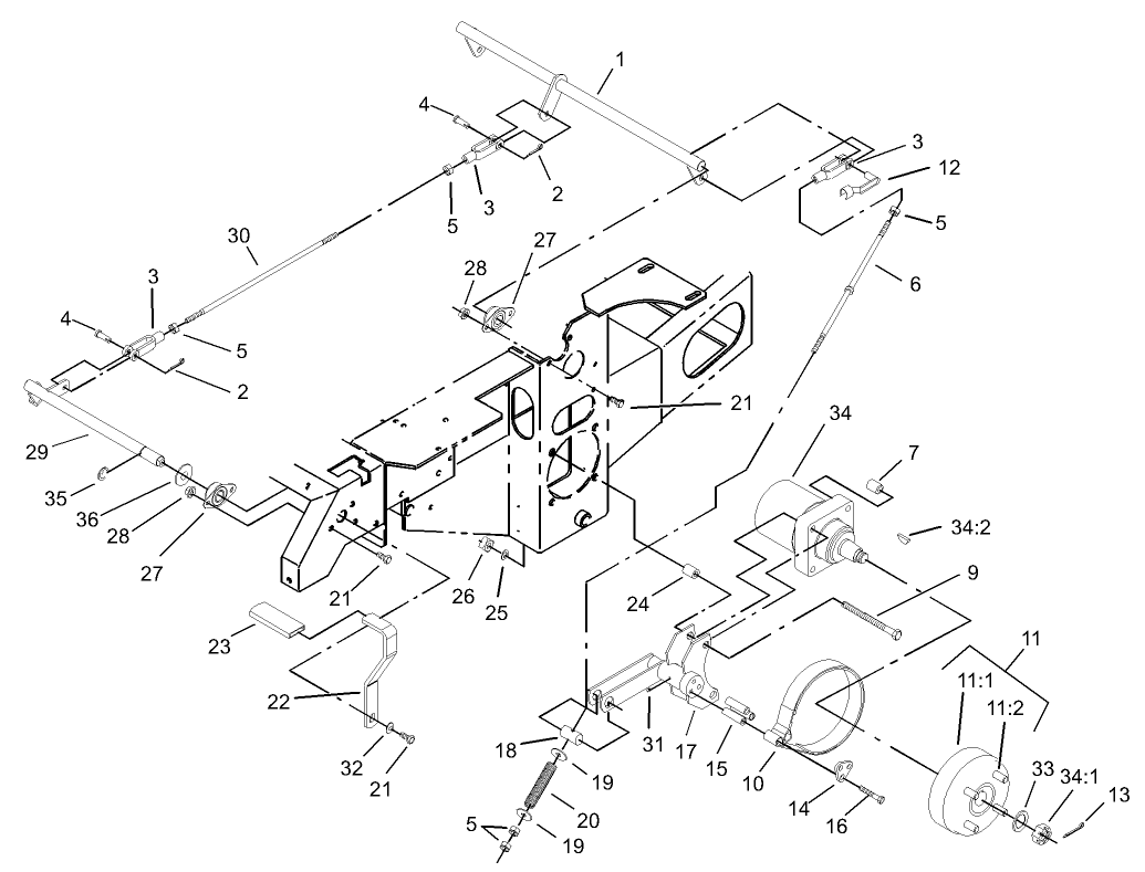 Parking Brake System Assembly