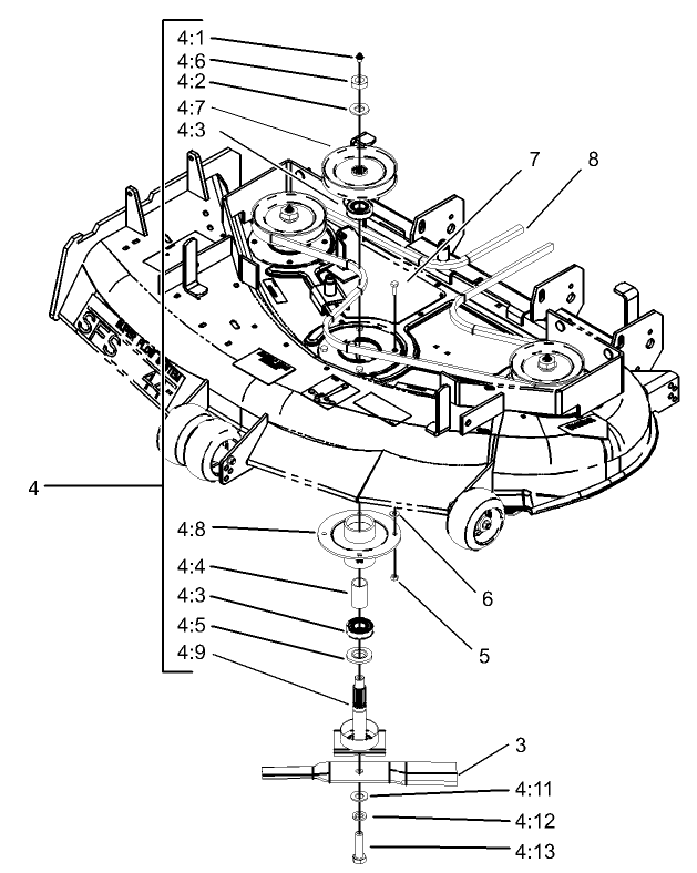 Deck Spindle Assembly