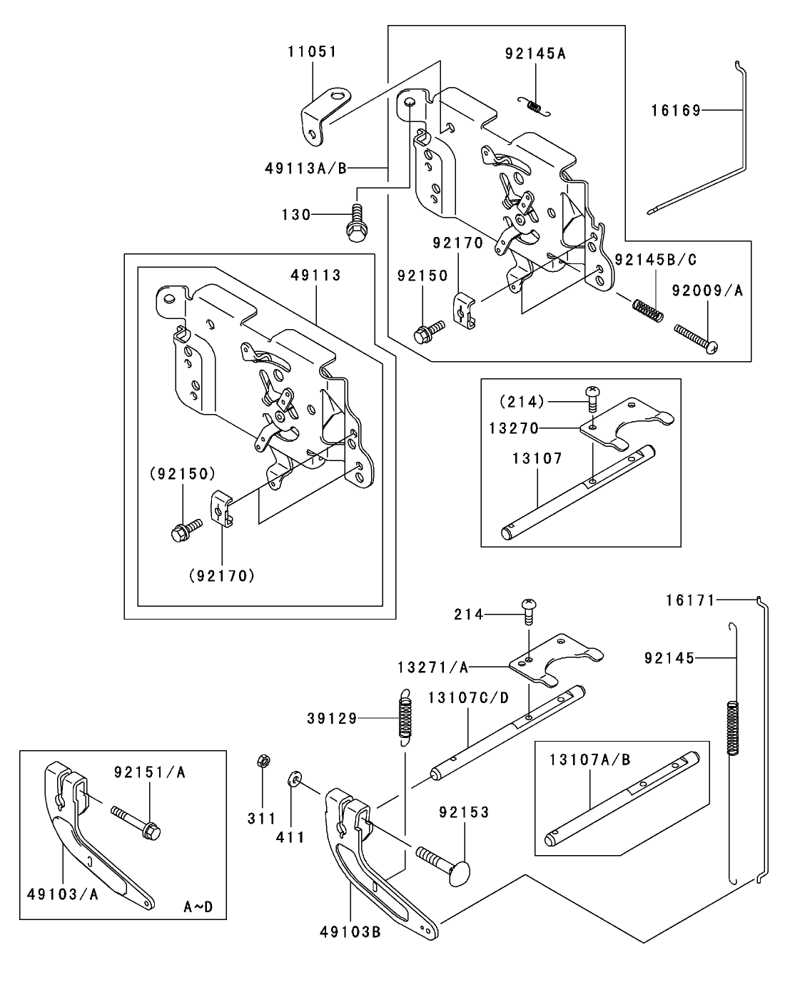 Control Equipment Assembly Kawasaki FH500V-ES10