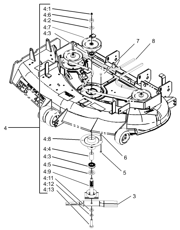 Deck Spindle Assembly
