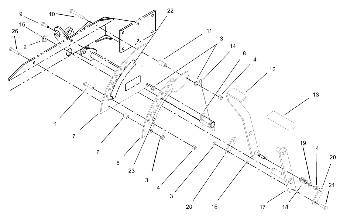 Parts – Z153 Z Master, With 52in SFS Side Discharge Mower | Toro