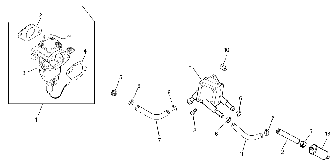 Fuel System Assembly Kohler CV20S PRO 65593