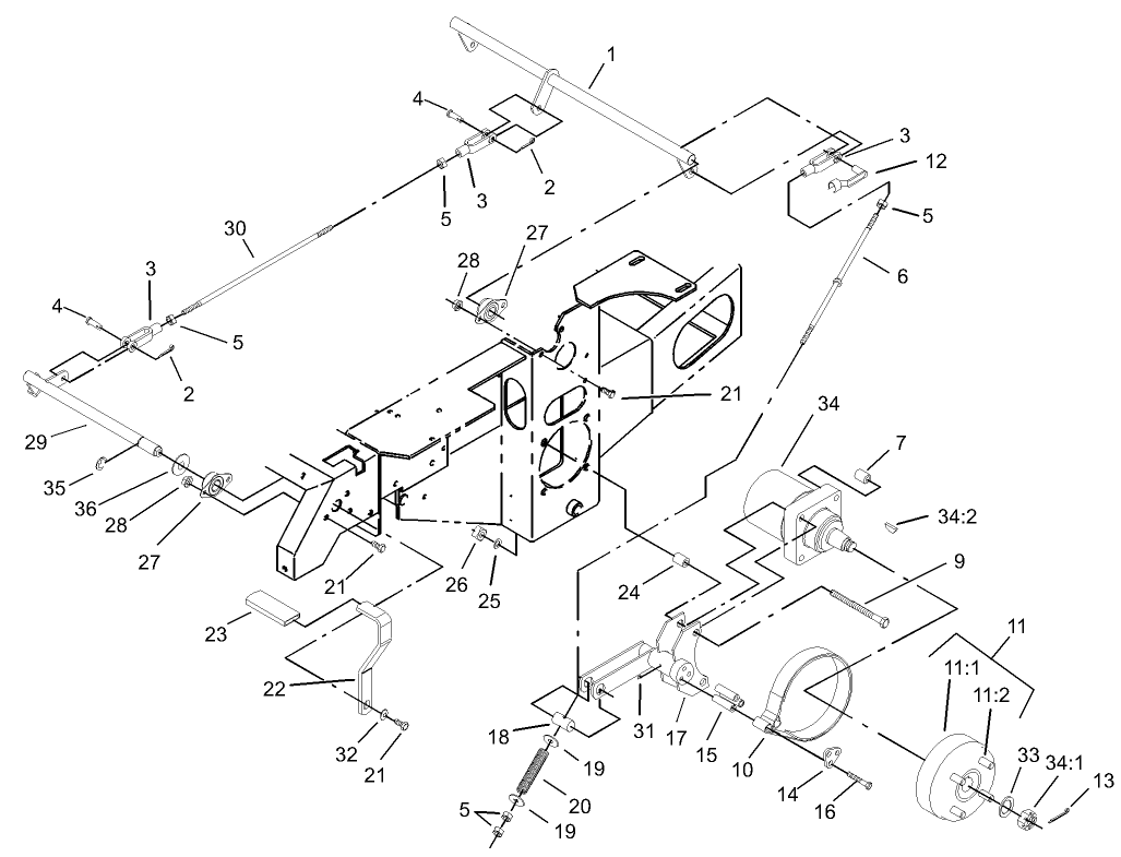 Parking Brake System Assembly