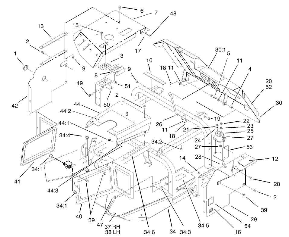 Frame and Sheet Metal Assembly