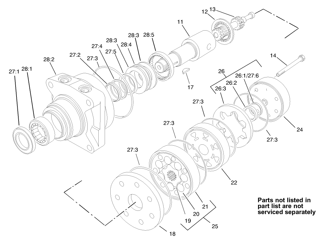Hydraulic Motor Assembly No. 97-3055