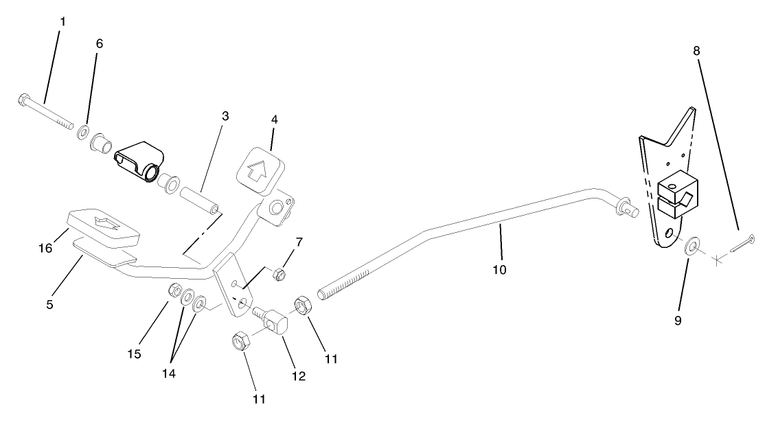 Traction Pedal Assembly