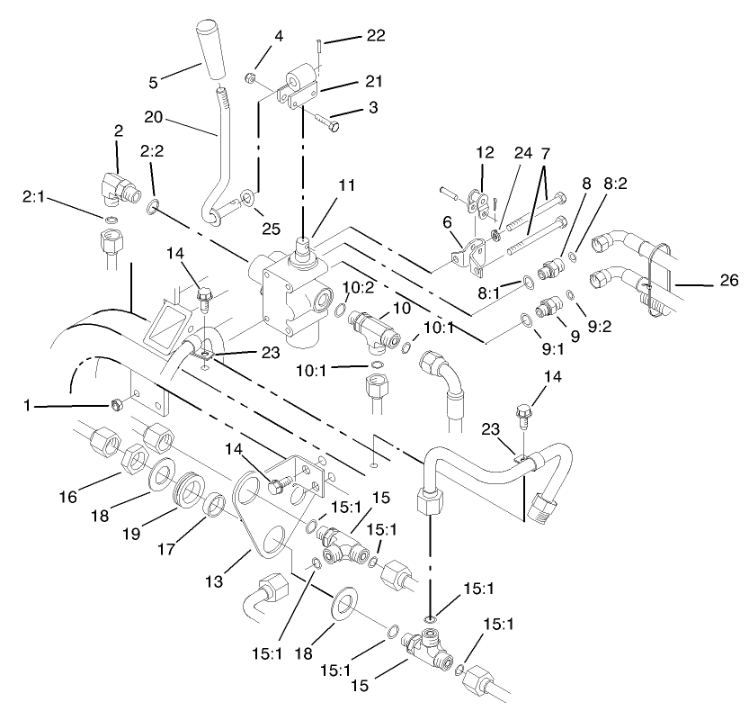 Hydraulic Plumbing Assembly