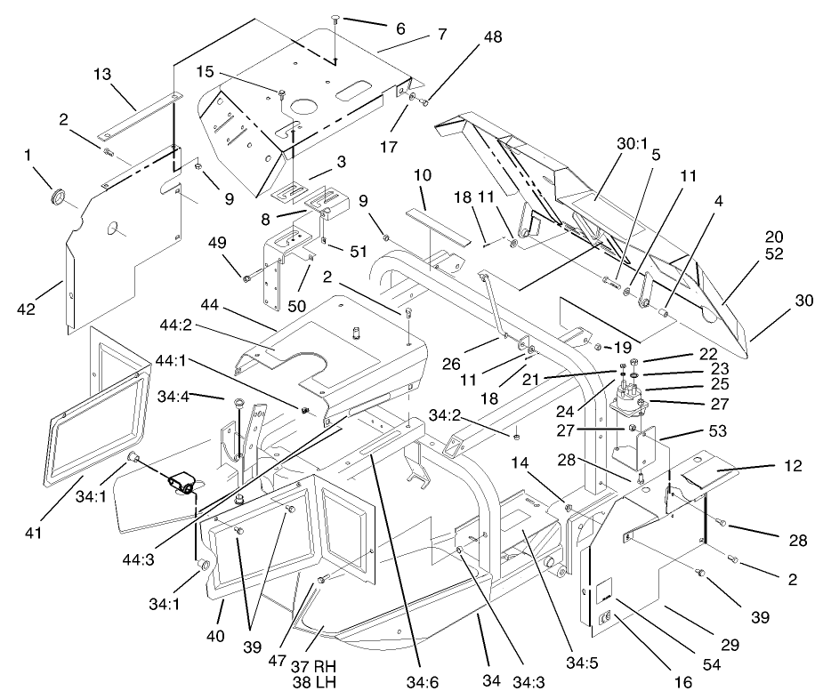 Frame and Sheet Metal Assembly