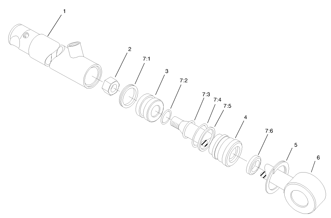 Hydraulic Cylinder Assembly No. 83-7000