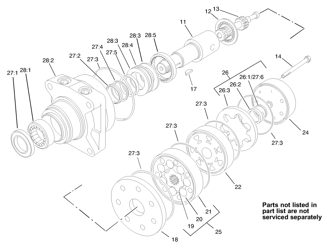 Hydraulic Motor Assembly No. 97-3055