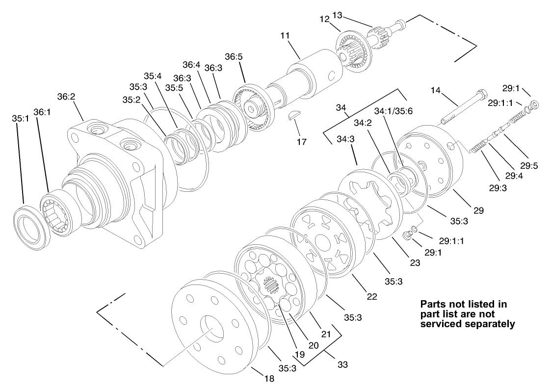 Hydraulic Motor Assembly No. 98-0959