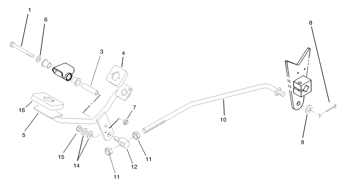 Traction Pedal Assembly