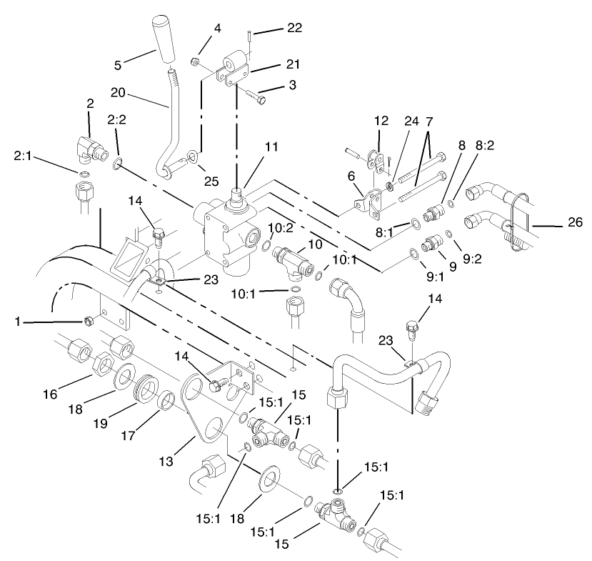 Hydraulic Plumbing Assembly