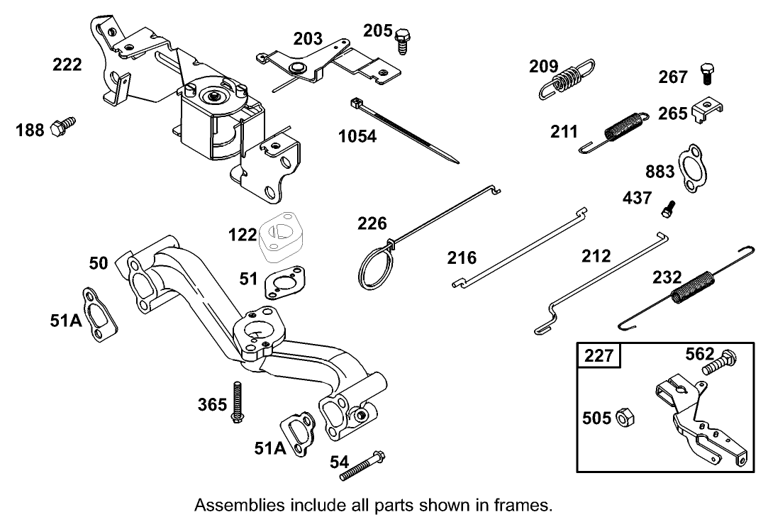 Governor Assembly Briggs and Stratton 350447-1116-E1