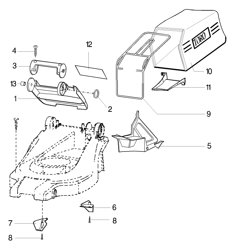Bag & Recycling Parts Model-No. 21020, 21022